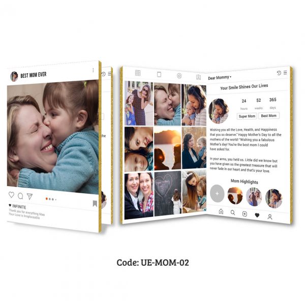 Personalised Audio Mother’s Day Card – MOM-02