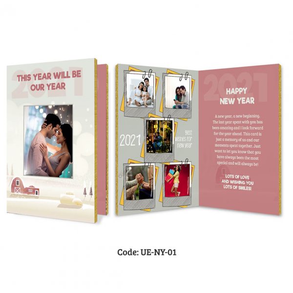 Personalised Audio Happy New Year Card